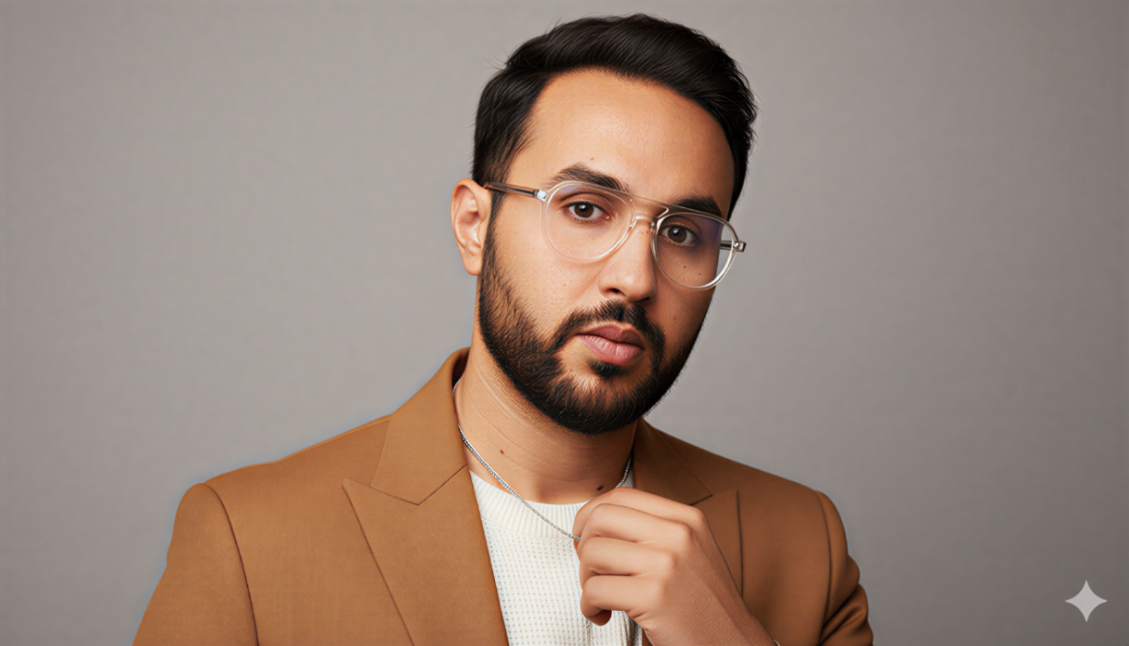 Mousaab Khaldi, founder business coaching specialist, in a warm executive portrait