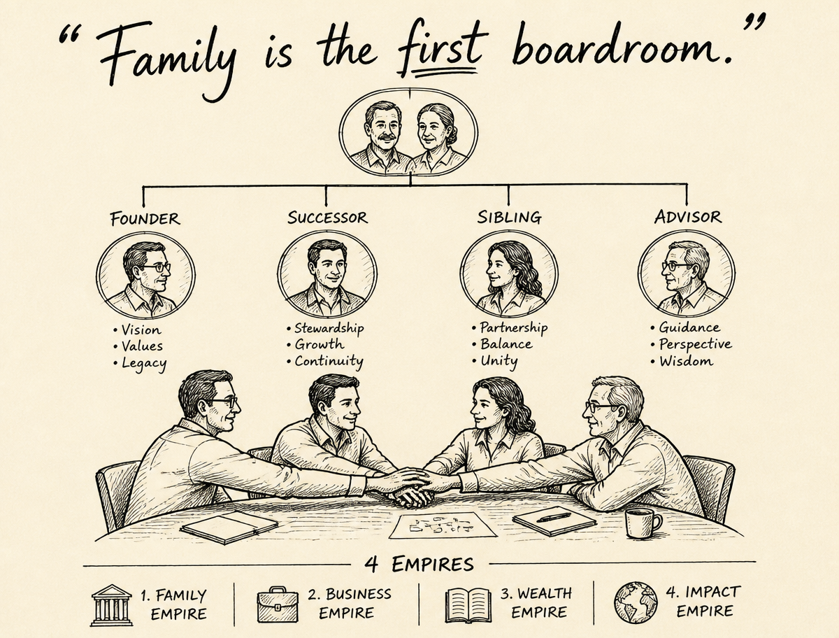Mousaab Khaldi on Coaching a Family Business through the 4 Empires Coaching Model.