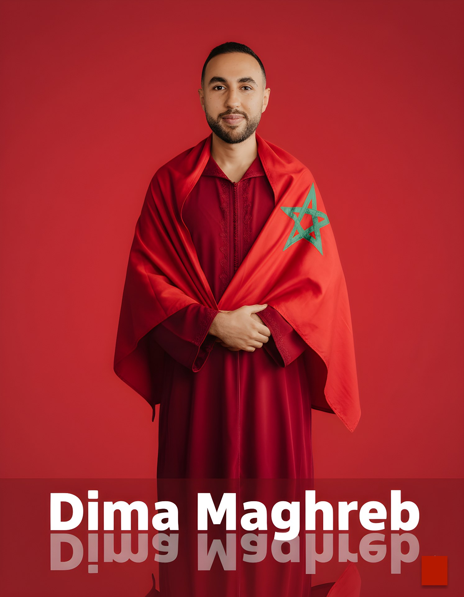 Mousaab Khaldi wrapped in the Moroccan flag, origin of the resilience behind 4 Empires Coaching